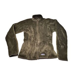 Patagonia R4 Regulator Jacket Womens Sz XS Sable Brown Polartec Full Zip Pockets